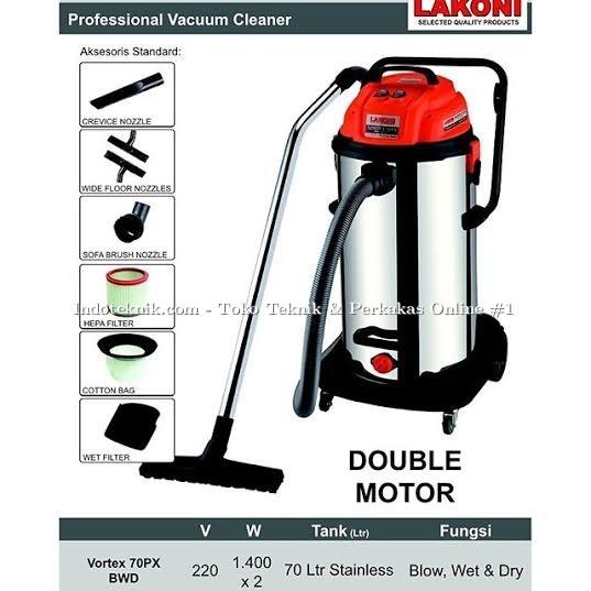 Vacum Cleaner Lakoni Vortex 70 Liter Wet and Dry Vacuum Cleaner Lakoni