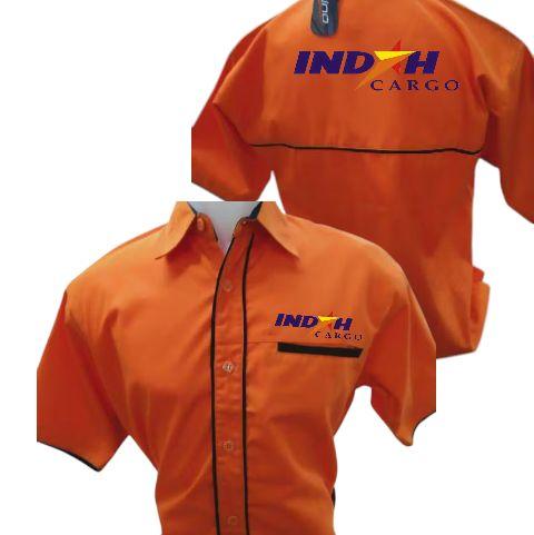 kemeja indah kargo baju pdh expedisi seragan indah cargo pendek
