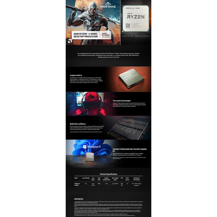 AMD Ryzen 5 5600G R5 5600G CPU + ASUS TUF GAMING B450M PRO II