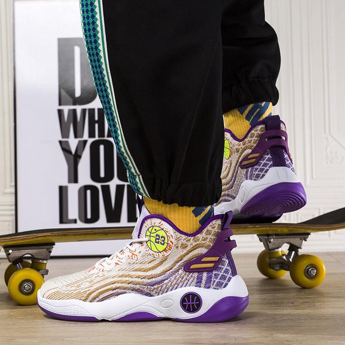Sepatu Pria import Sneakers olahraga FASHION terbaru VARIASI BALL 23 Bahan rajut Bisa COD