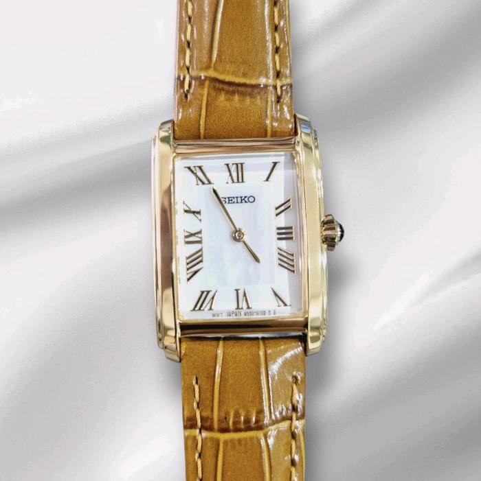 New Seiko Tank SWR100P1 Jam tangan cewek original