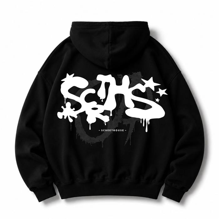 Satis Hoodie Boxy Oversize y2k Screethouse 300 Gsm Heavyweight