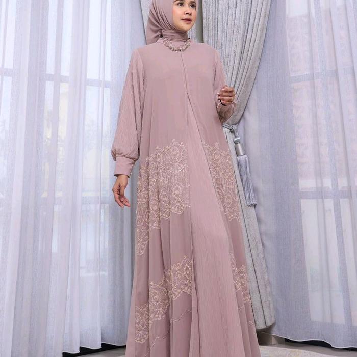 Sarina Dress By Marevi Fashion Original Gamis Cantik Terbaru