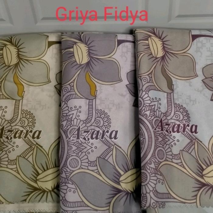 Hijab Segiempat Azara / Hijab Voal Motif Azara / Hijab Motif Azara