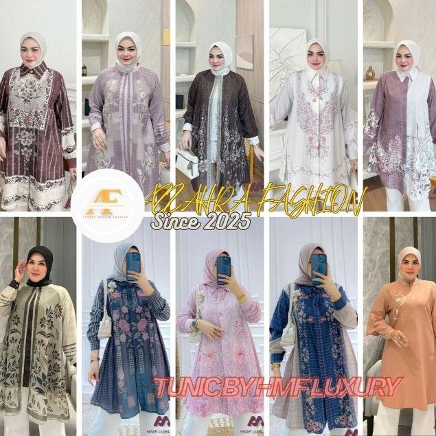 ◤Best Seller◢ Mayra Tunic By Hmf Luxury // Atasan Tunik Best Seller Terbaru - Tunik Premium