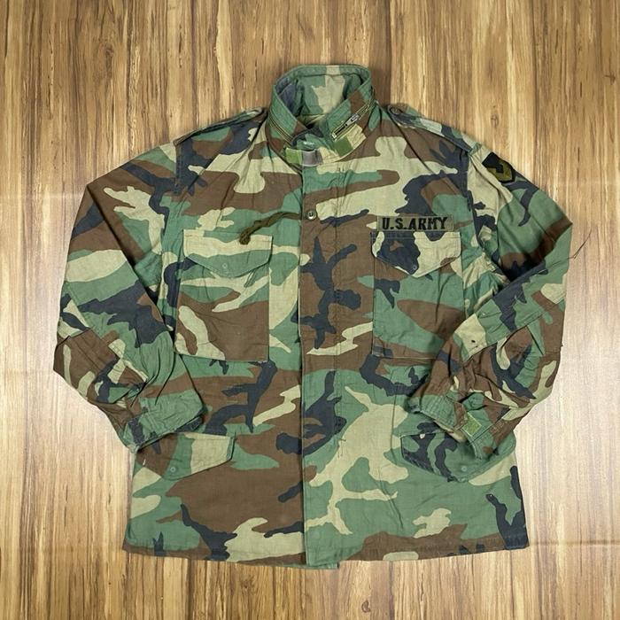 M65 Jacket Woodland US Army Size Medium Short 1st Cavalary