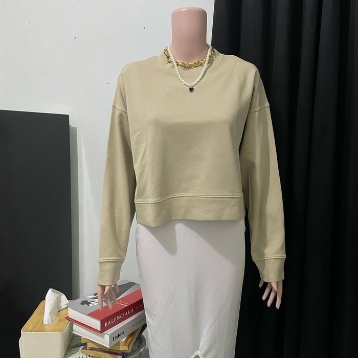 Crewneck Tantrum tazmania devil cokelat susu