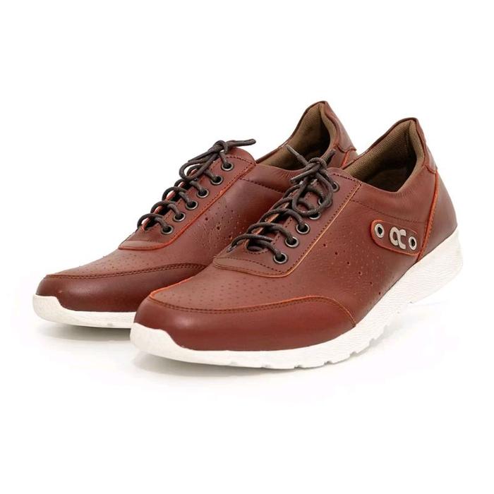 Sepatu Kulit Asli Sneaker ODON CIBADUYUT OC-SNEAKERS Model Tali