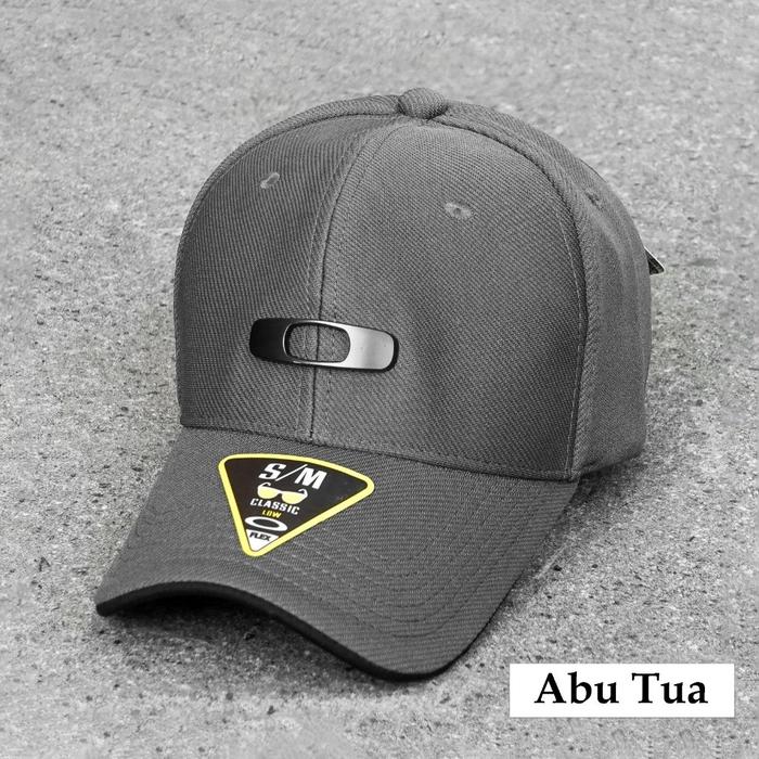 Topi Oakley Flexfit / Topi Baseball Pria Import Mirror Original