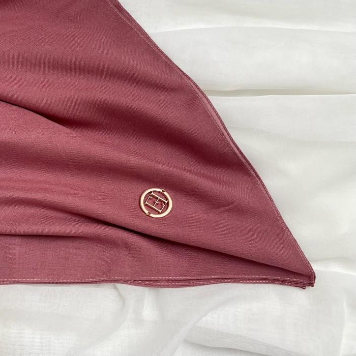 Hijab Jilbab Kerudung Segiempat Syar'i Polos Voal Superfine Tepi Jahit
