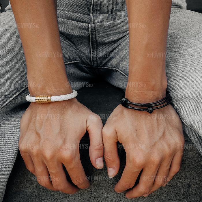Emrys Dustin Simple Bracelet Gelang Couple Pria Wanita Termurah Promo !