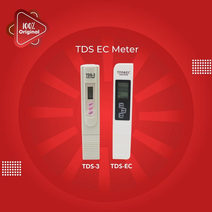 Alat Ukur Hidroponik TDS EC meter digital