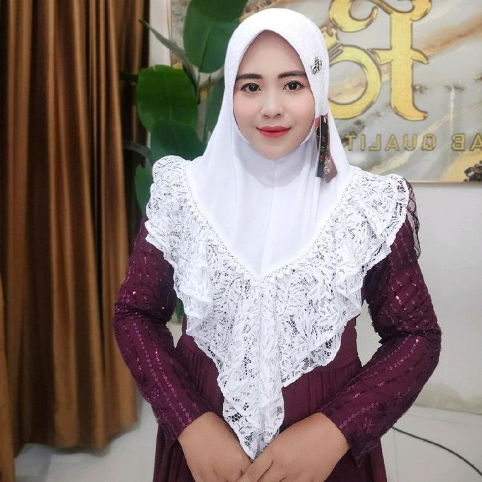 hijab instan fo srikandi brukat mewah