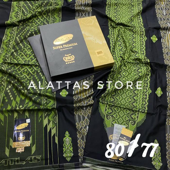 BERKUALITAS Sarung Atlas Super Premium 980 Ori 100%//Atlas Super Premium Jaguar Songket//Atlas Kodia