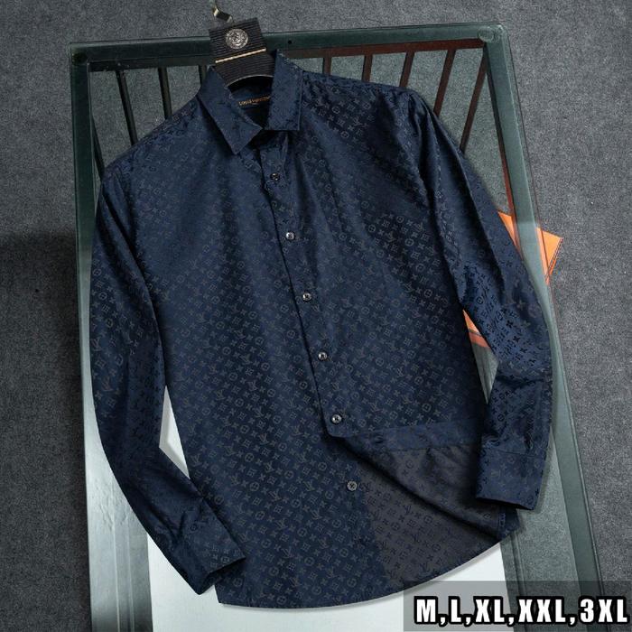 KEMEJA PANJANG PRIA IMPORT BRANDED LV'7962 MIROR