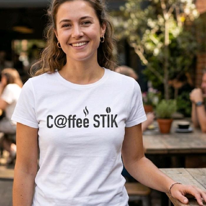 t-shirt putih polos premium nyaman di pakai model kekinian caffe stik premium