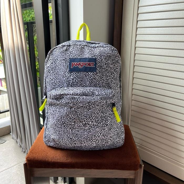ransel tas second jansport motif pria dan wanita muat leptop untuk sekolah kerja atau travelling mur