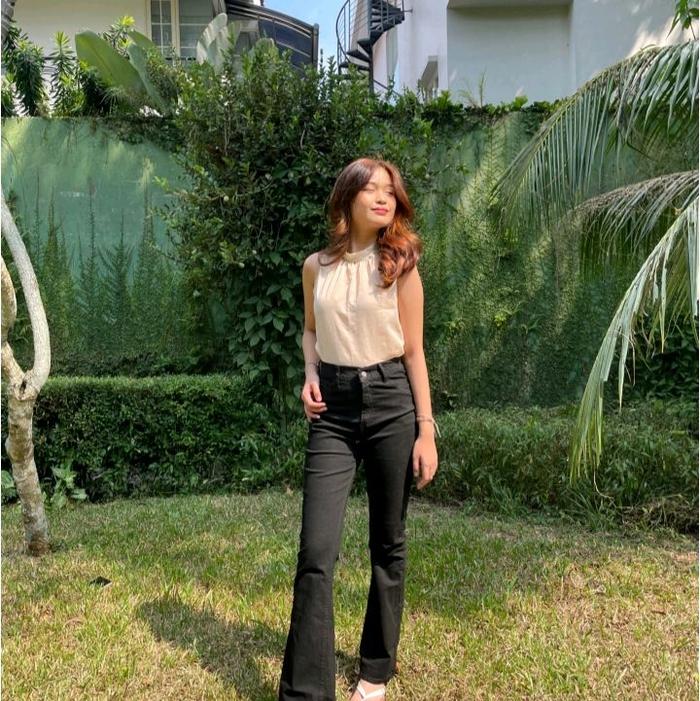celana jeans/Levis cutbray wanita Dewasa celana Panjang
