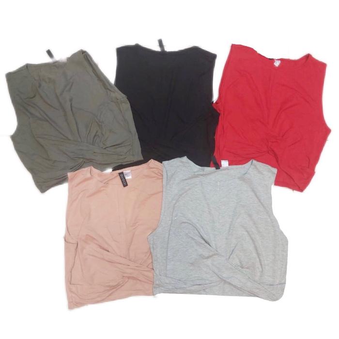 HNM NEW KNOT TWIST CROP TANKTOP SALE