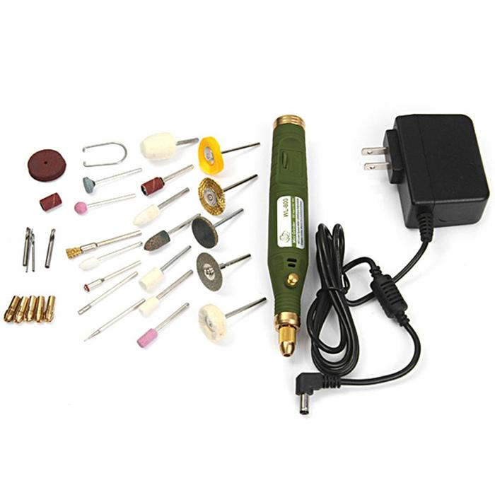 Bor Listrik Mini Multifungsi Penggiling Set Power Adaptor Mikro Bor