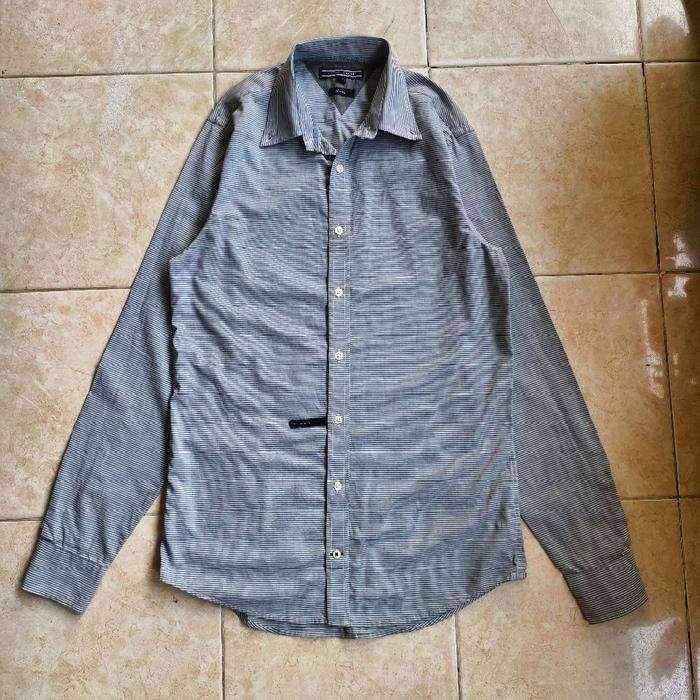 Kemeja Panjang Slim Fit Stripped Tommy  Hilfiger