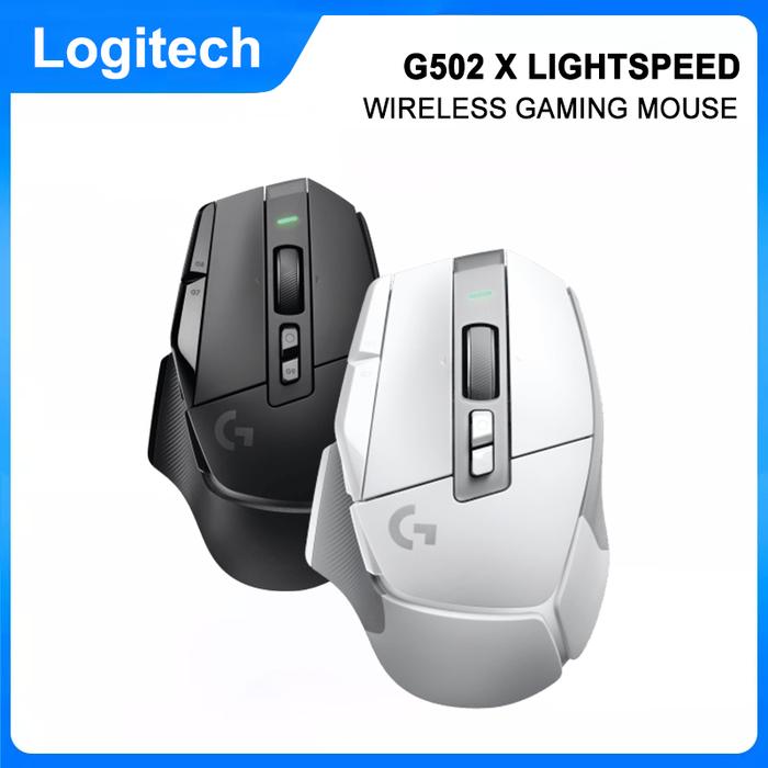 Logitech G502 X Mouse Gaming Wireless Putih, Hitam - Teknologi HERO 25K