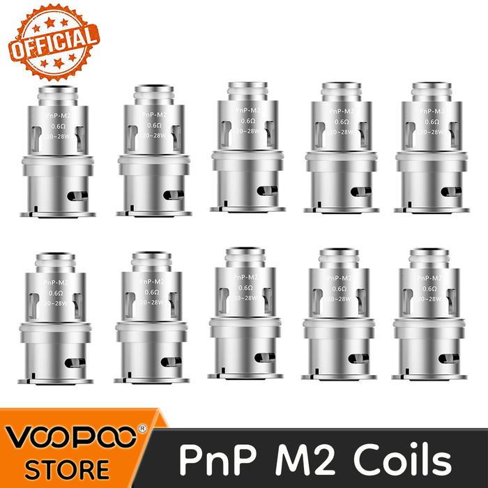 VOOPOO PnP-M2 Mesh Coils 0.6ohm Resistance MTL Coil 20-28W for VOOPOO