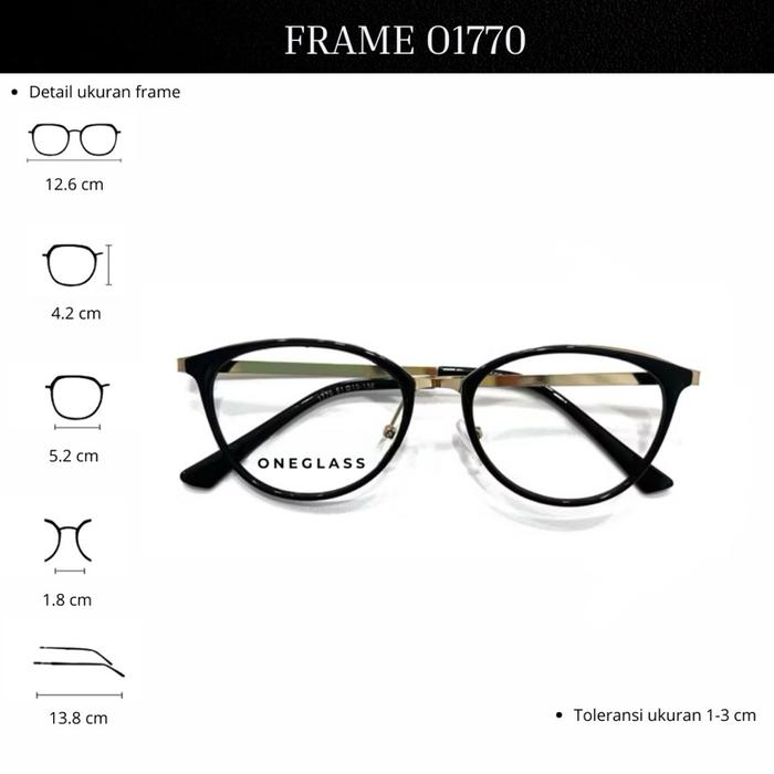 Oneglass - Frame Kacamata O1770 Perempuan