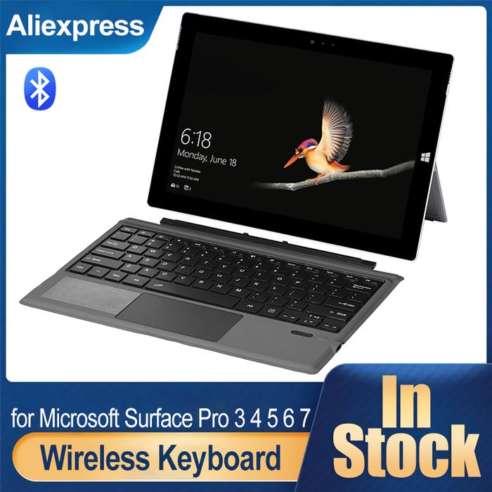 for Microsoft Surface Pro 3 4 5 6 7 Keyboard Wireless Bluetooth