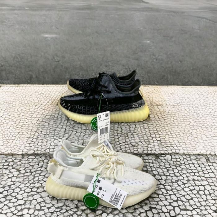 SEPATU ADIDAS YEEZY BOOST 350 V2 CARBON/BONE ORIGINAL