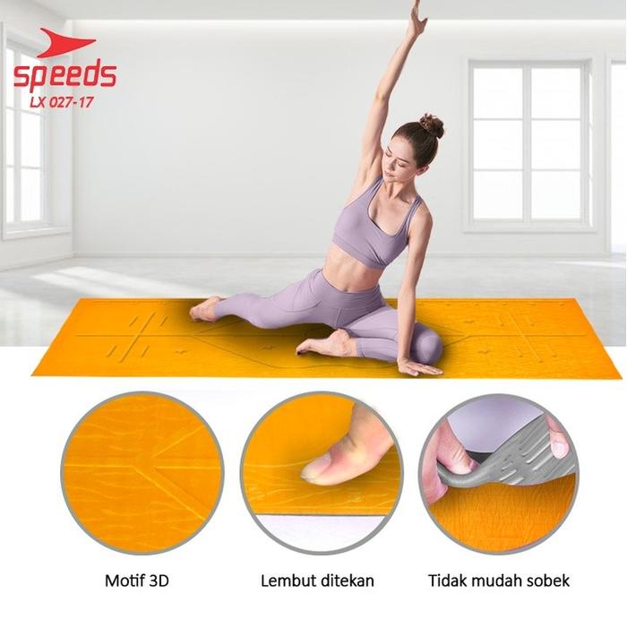 SPEEDS Matras Lipat Duduk XPE Polos Olahraga Yoga Playmat Playmate Baby Tebal Karpet Outdoor Matras 