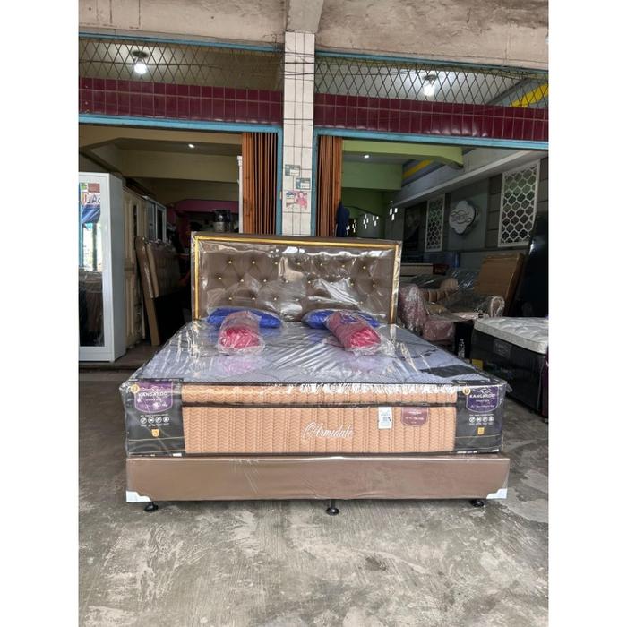springbed spring bed kasur plushtop Kangaroo - Armidale no 1 180x200, no 2 160x200, single 120x200 g