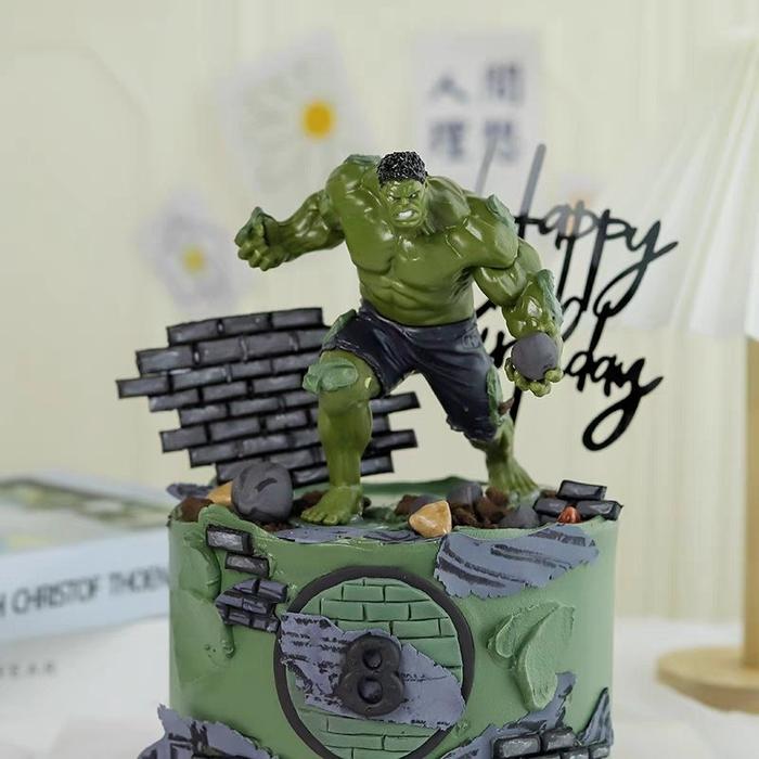 MAINAN ACTION FIGURE HULK JUMBO/CAKE TOPPER MARVEL HULK JUMBO PREMIUM