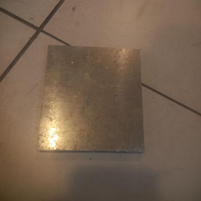 plat aluminium dural tebal 15 mm x 150 mm x 200 mm