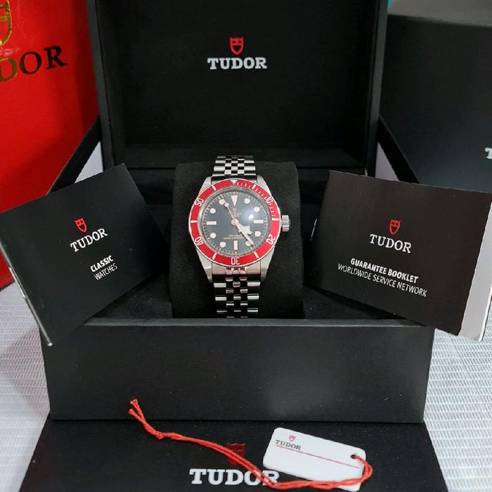 Jam tangan original automatic Tudor Black Bay Edition Watches Kaca Sapphire Bundling Box Original