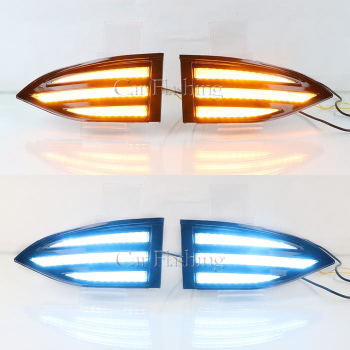 1 Pair Car LED Daytime Running Light For Mazda CX-5 CX5 2022 2023 LED