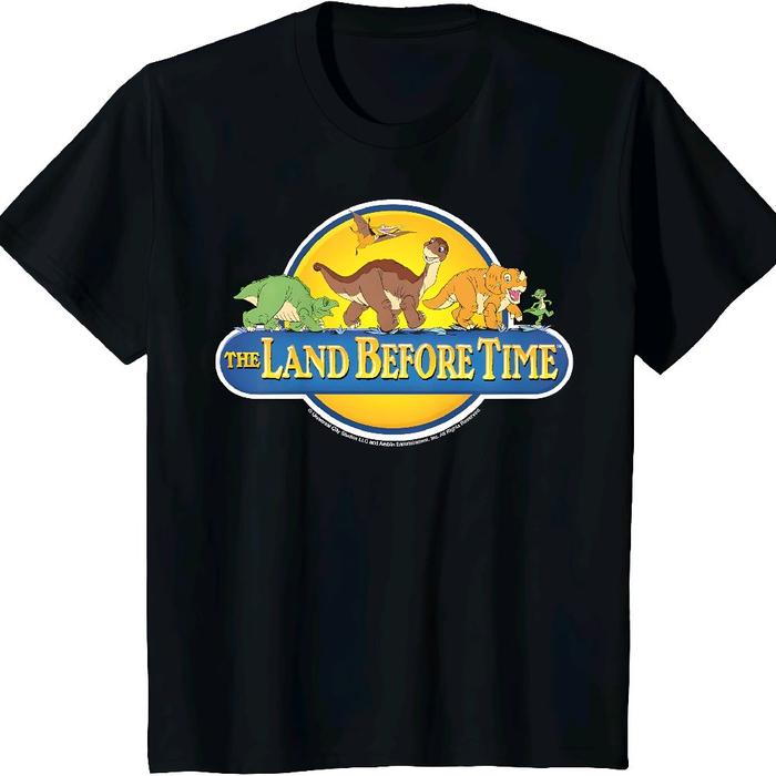 Overkids Baju Tshirt Kaos Anak dan Dewasa The Land Before Time Dinosaurus Dino Catton Combed Motif D