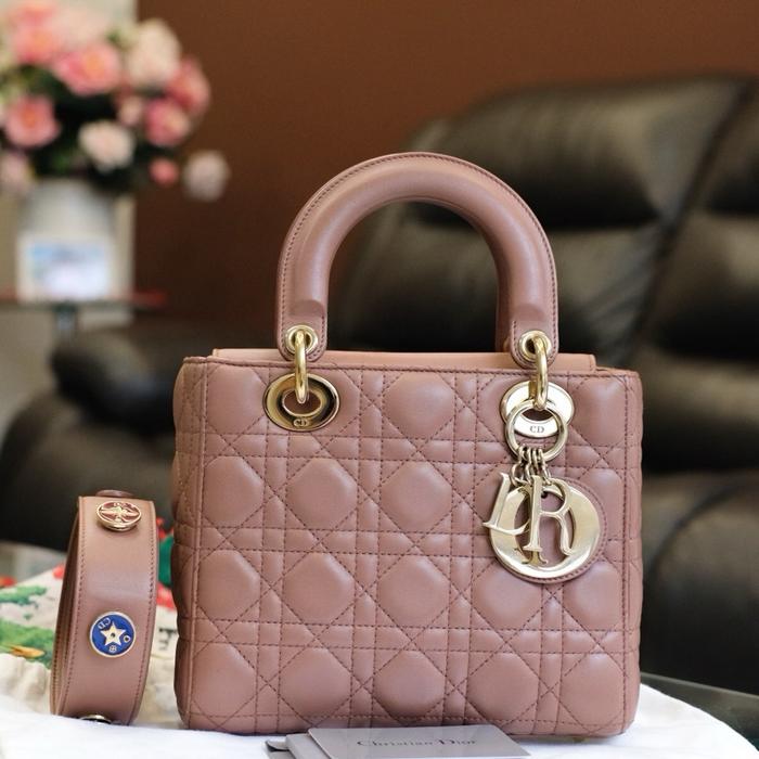 Lady dior small nude ghw 2018 second