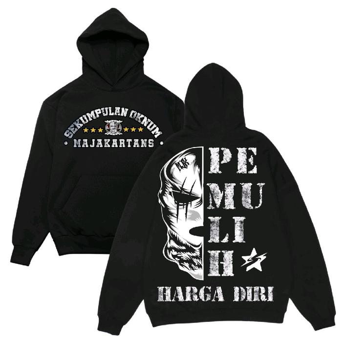 PROMO HOODIE PHD PEMULIH HARGA DIRI PSHT, Hitam Unisex Lembut Pria Wanita Sweater Crewneck Oversize 