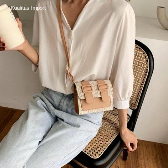 #NEW -TAS KOREA 2022 TERMURAH - TASKU IMPORT LC414 - FASHION WANITA SELEMPANG - LC414 | Kekinian