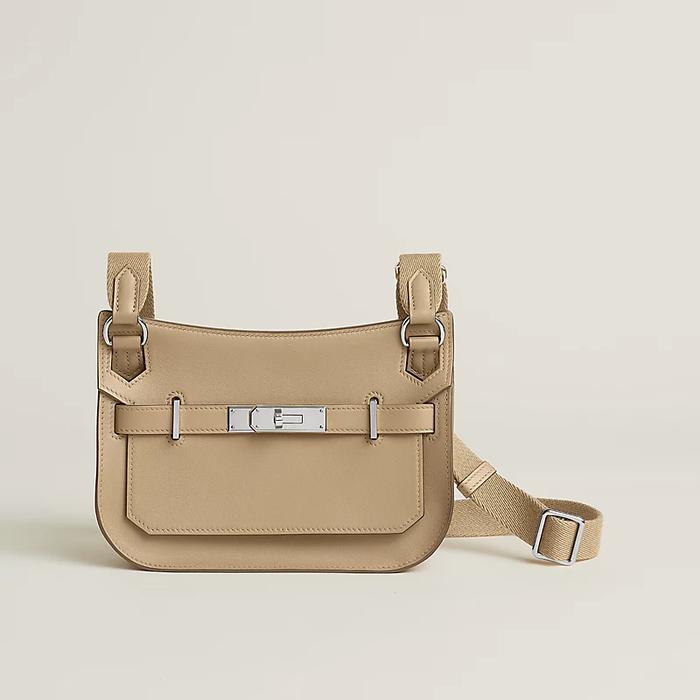 Tas Premium Wanita,Tas messenger,HERMES,Jypsiere Mini Shoulder Bag,brown