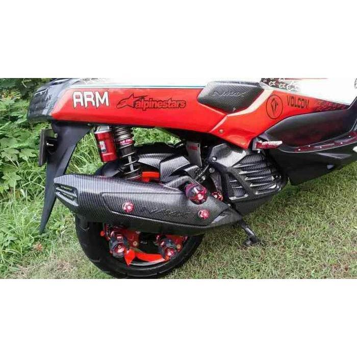 Pelindung Knalpot Nmax Besar Carbon