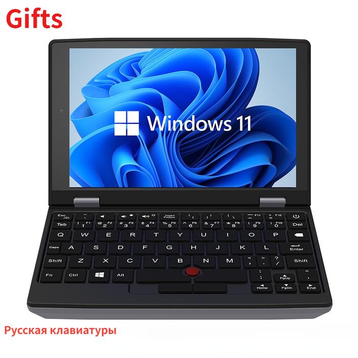 2023 Portable Mini Laptops Metal Small Notebooks Windows 11 7 Inch