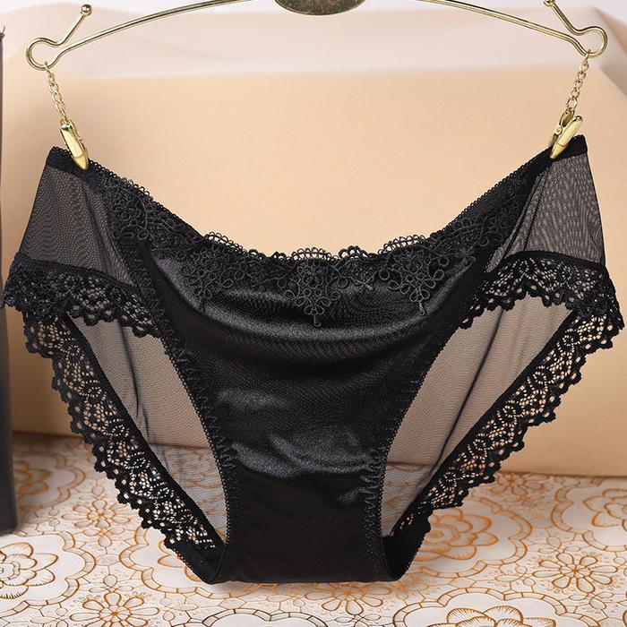 [NL] SEXY PANTY PANTIES LADY CELANA KOLOR PEREMPUAN SEKSI CD KATOK WANITA BROKAT TRANSPARAN NERAWANG