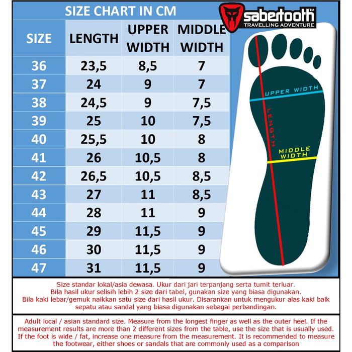 SABERTOOTH Sandal Gunung Traventure Terra Xinatrea