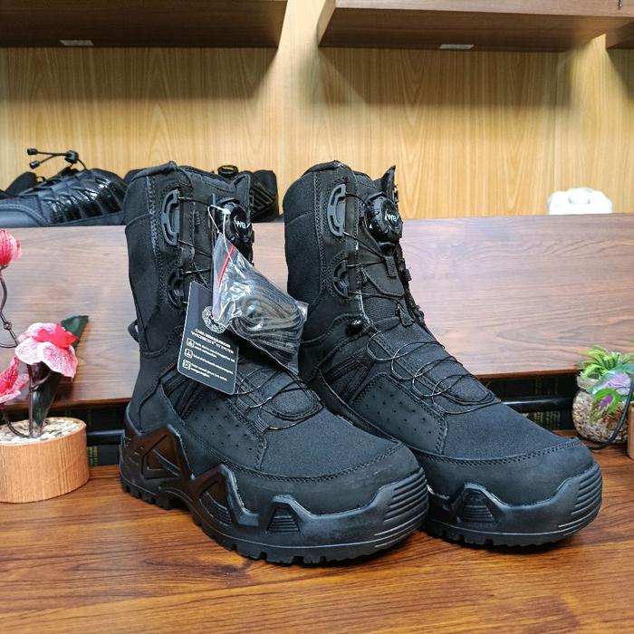 Sepatu PDL FORCE ONE Tali Putar – Tactical Boots Pria / Sepatu Lapangan / Sepatu TNI Sepatu Touring 