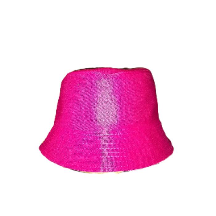 topi baket warna merah fanta ukuran tanggung