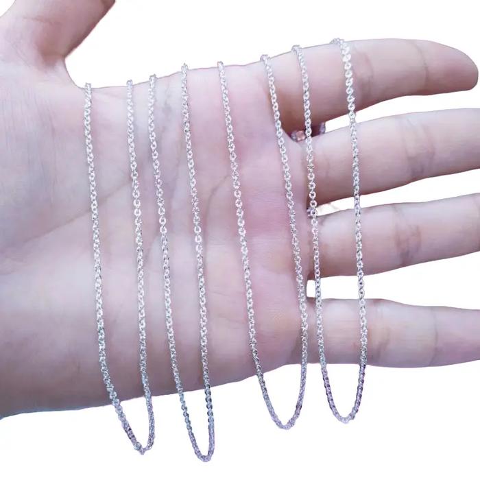 Kalung Perak Anak Rantai Nori Perhiasan Asli Perak 925 Lapis Emas Putih Xuping Titanium Gelang Bayi