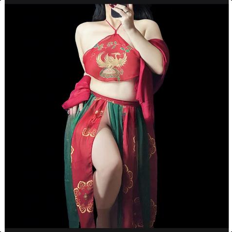 lingerie jumbo baju dinas malam wanita lingery sexy hot transparan  sexy cosplay Sexy Hanfu suit Anc