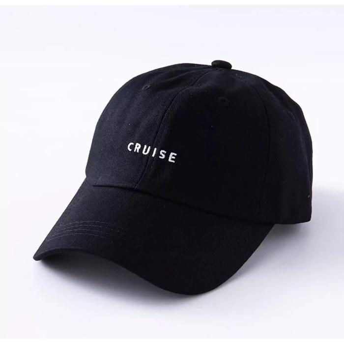 topi baseball dewasa unisex bordil cruise berkualitas premium Biru Cap Hitam Pink Putih Men Women